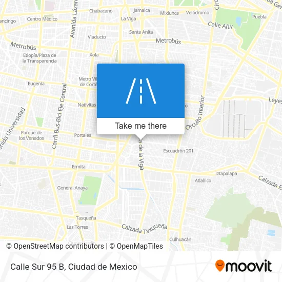 Calle Sur 95 B map