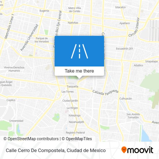 Calle Cerro De Compostela map