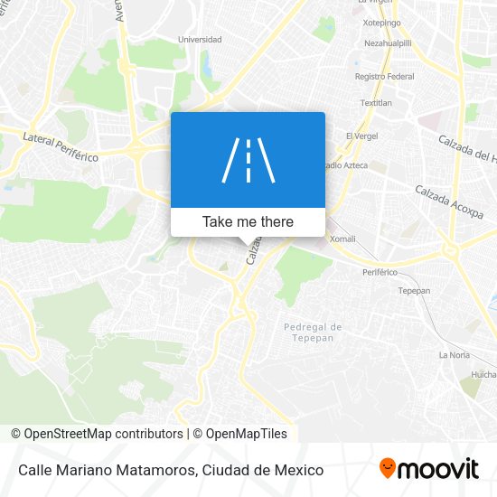 Calle Mariano Matamoros map
