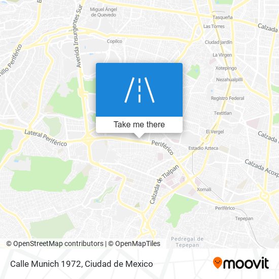 Mapa de Calle Munich 1972