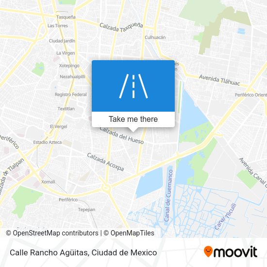 Calle Rancho Agüitas map