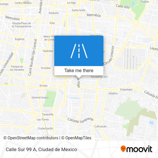 Calle Sur 99 A map