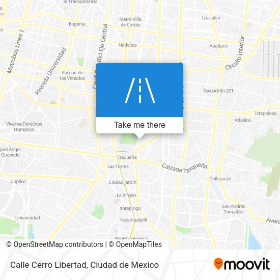 Calle Cerro Libertad map