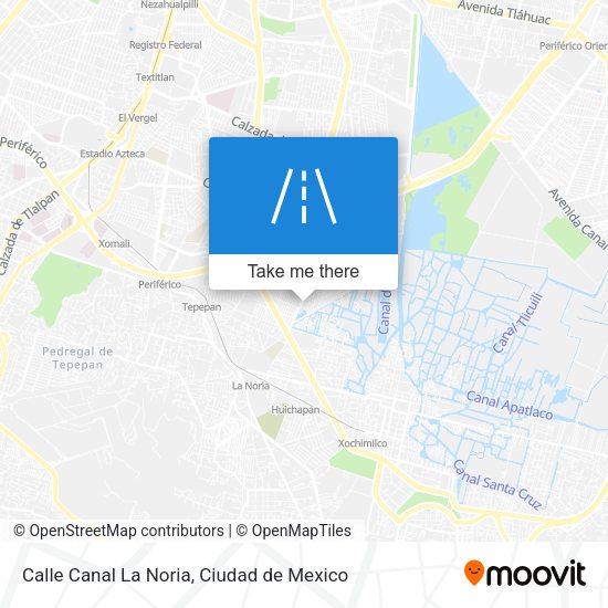 Calle Canal La Noria map