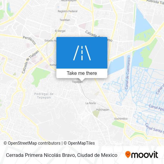 Cerrada Primera Nicolás Bravo map