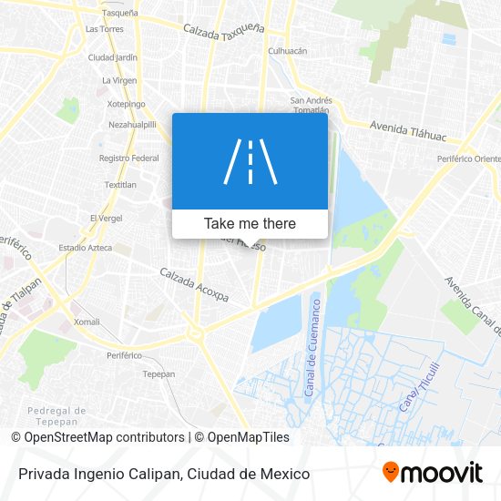 Privada Ingenio Calipan map