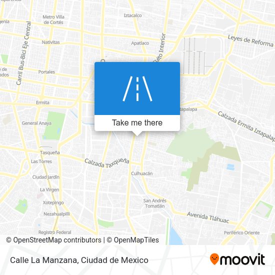Mapa de Calle La Manzana