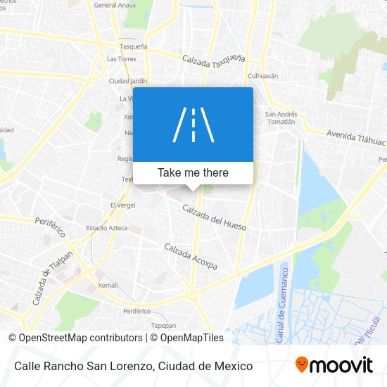 Mapa de Calle Rancho San Lorenzo