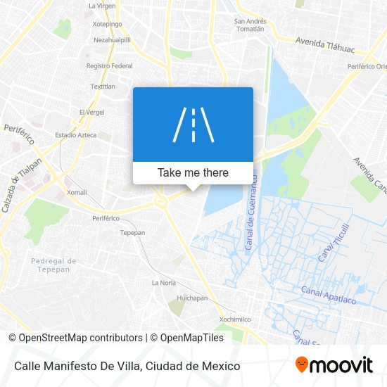 Calle Manifesto De Villa map