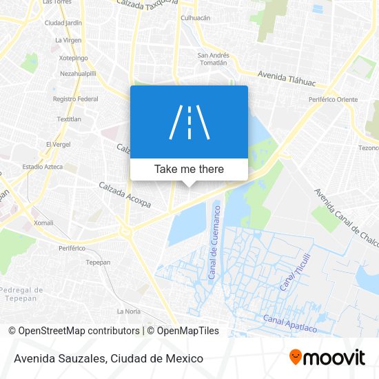Avenida Sauzales map