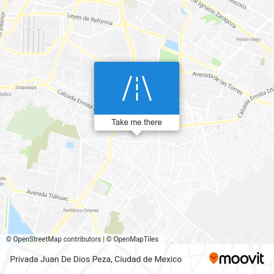 Privada Juan De Dios Peza map
