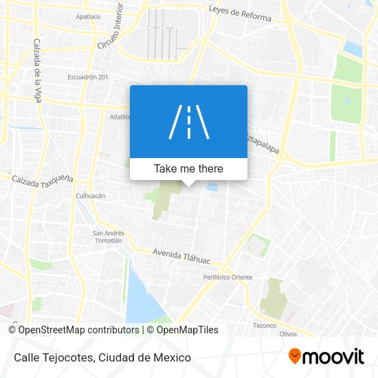 Calle Tejocotes map