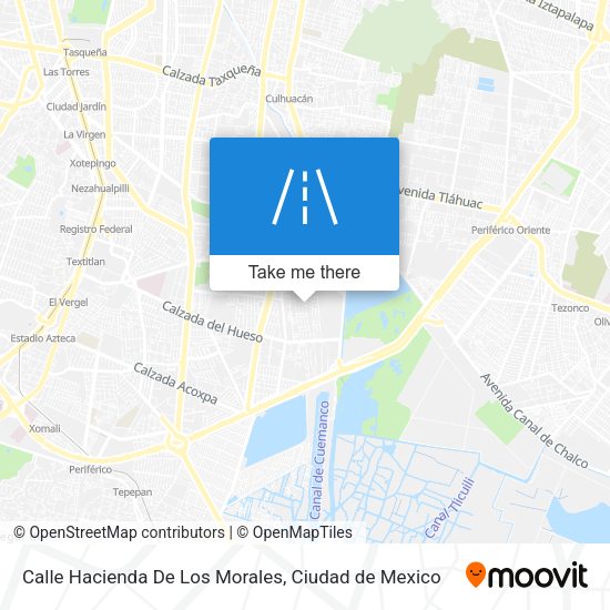 Calle Hacienda De Los Morales map