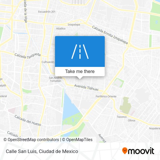 Calle San Luis map