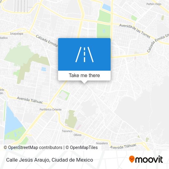 Calle Jesús Araujo map