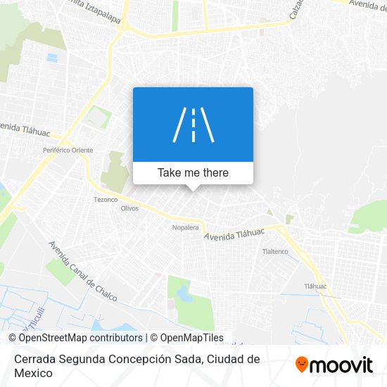 Cerrada Segunda Concepción Sada map