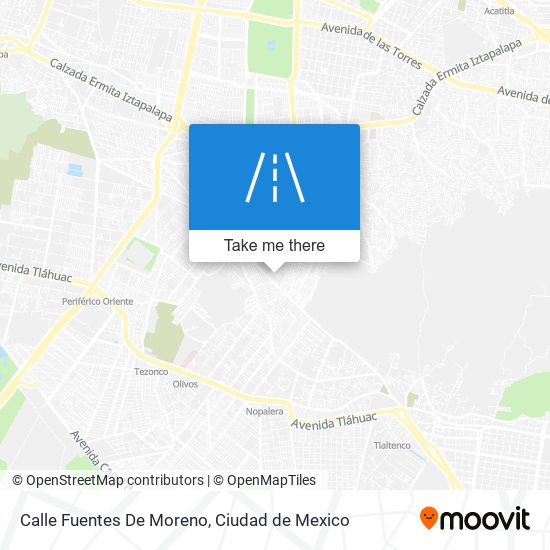 Calle Fuentes De Moreno map