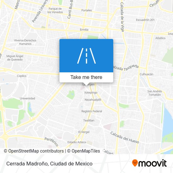 Mapa de Cerrada Madroño