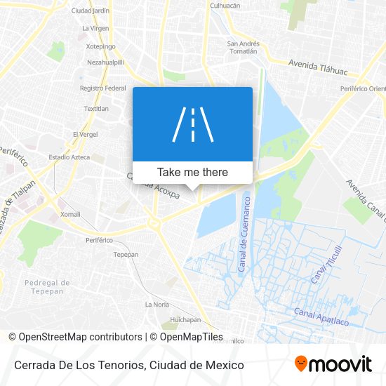 Mapa de Cerrada De Los Tenorios