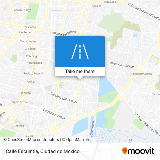 Mapa de Calle Escuintla
