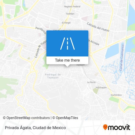 Privada Ágata map