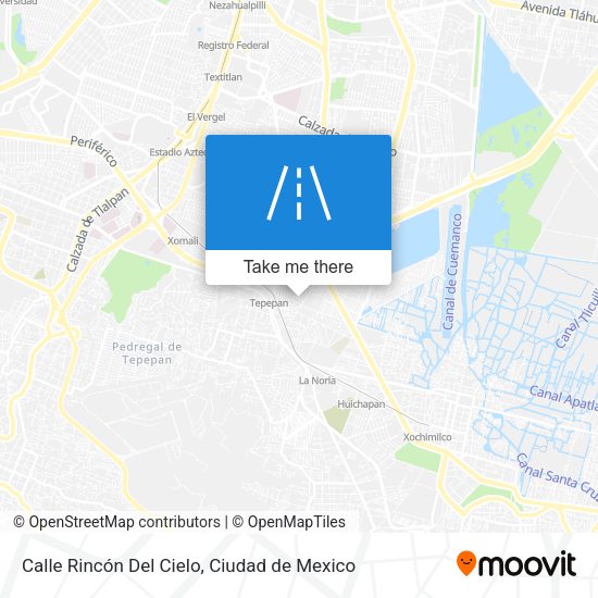 Calle Rincón Del Cielo map