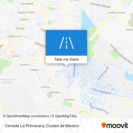 Mapa de Cerrada La Primavera