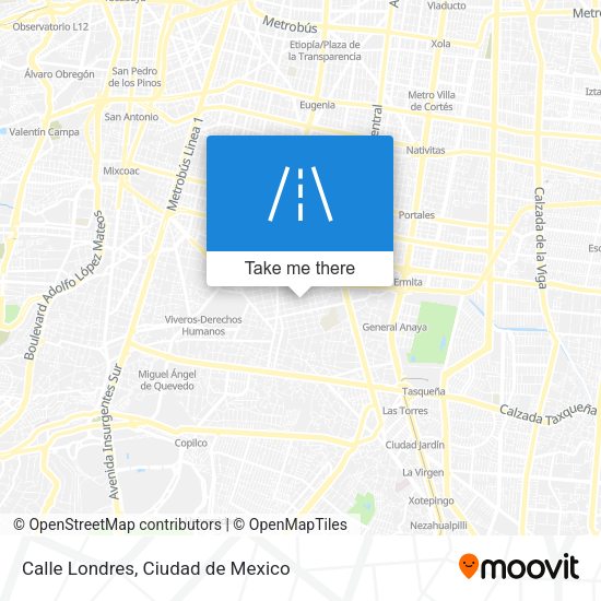 Mapa de Calle Londres