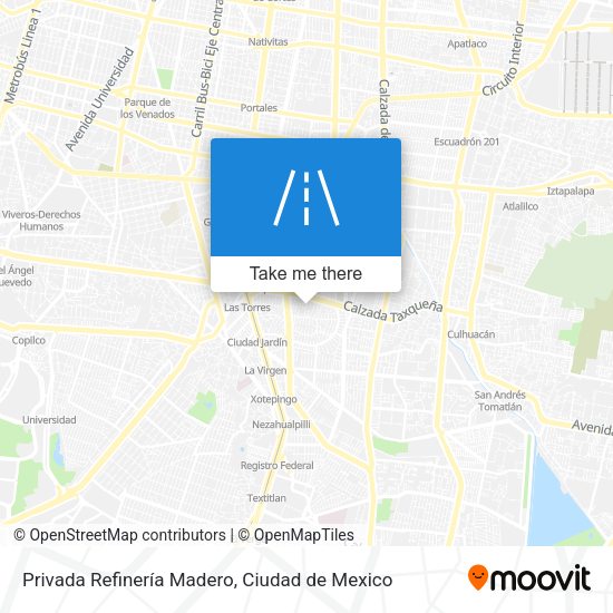 Privada Refinería Madero map
