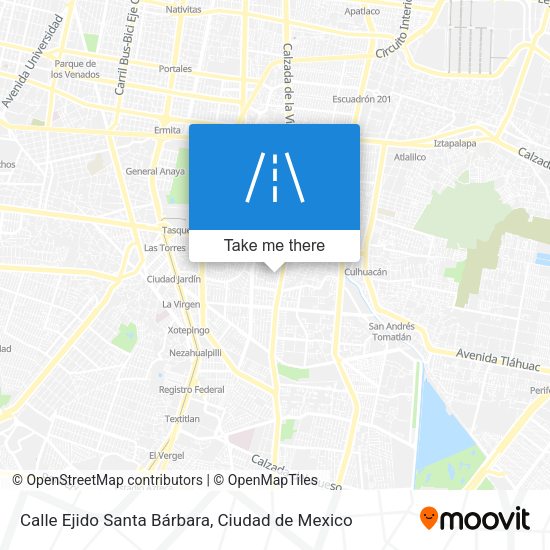 Calle Ejido Santa Bárbara map