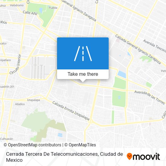 Cerrada Tercera De Telecomunicaciones map