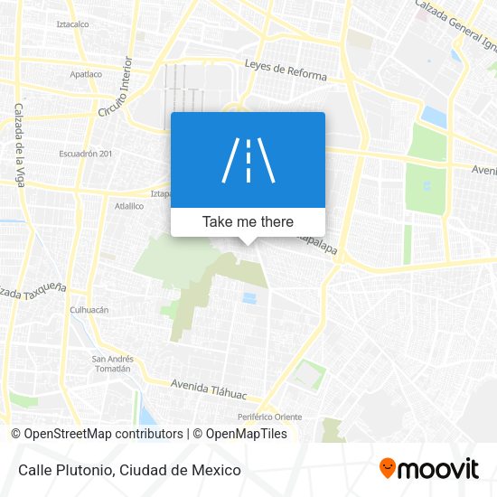 Calle Plutonio map