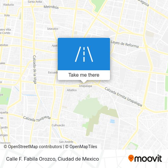 Mapa de Calle F. Fabila Orozco