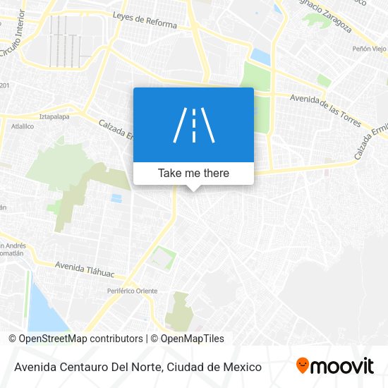 Mapa de Avenida Centauro Del Norte