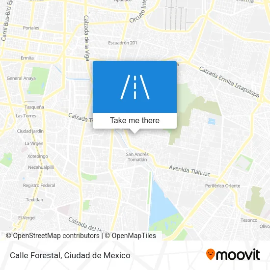 Mapa de Calle Forestal