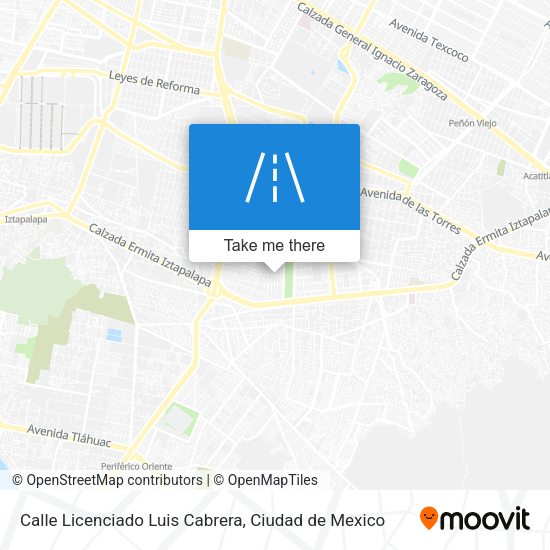 Calle Licenciado Luis Cabrera map