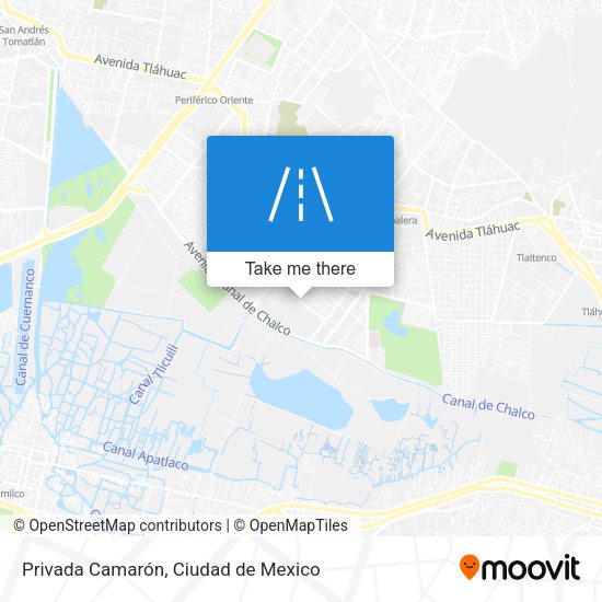 Privada Camarón map