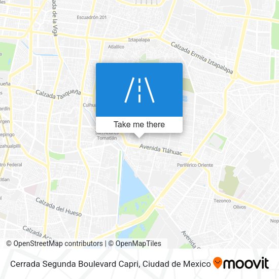 Cerrada Segunda Boulevard Capri map