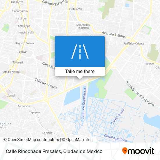 Calle Rinconada Fresales map