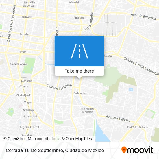 Mapa de Cerrada 16 De Septiembre