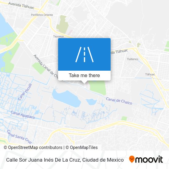 Calle Sor Juana Inés De La Cruz map
