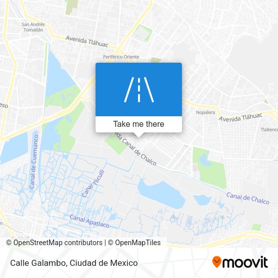 Calle Galambo map