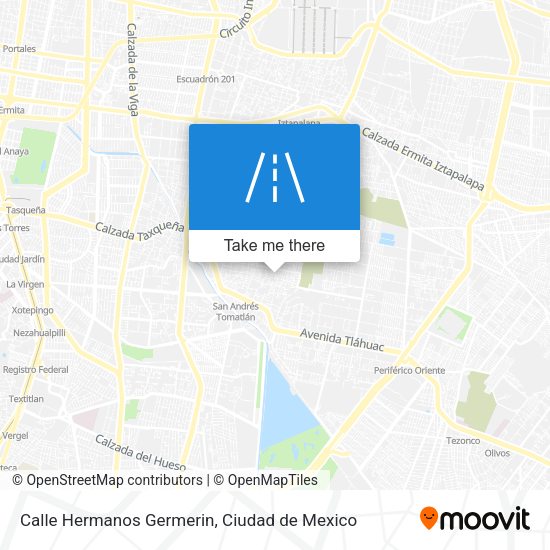 Mapa de Calle Hermanos Germerin