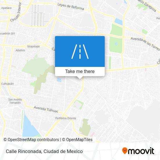 Calle Rinconada map