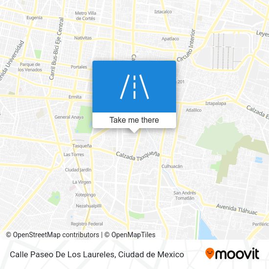Calle Paseo De Los Laureles map