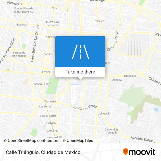 Calle Triángulo map