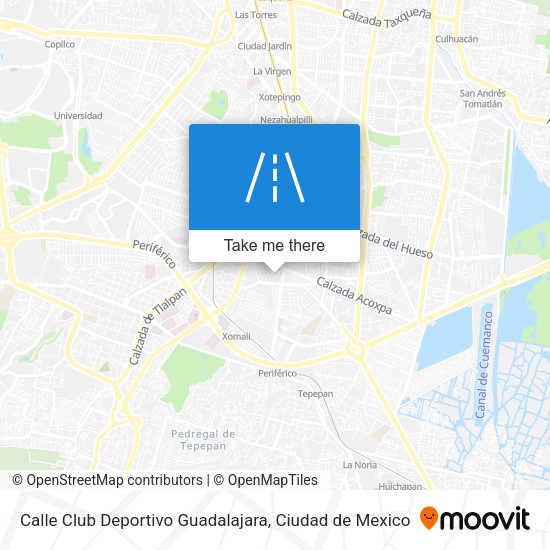 Calle Club Deportivo Guadalajara map