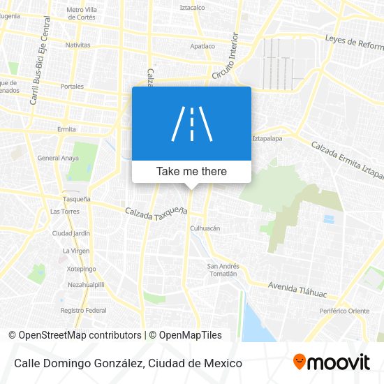 Calle Domingo González map