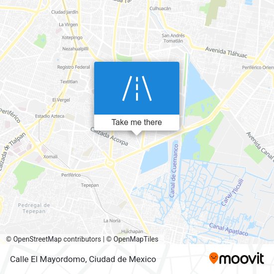Calle El Mayordomo map