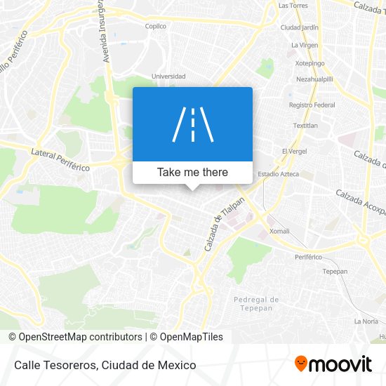 Mapa de Calle Tesoreros